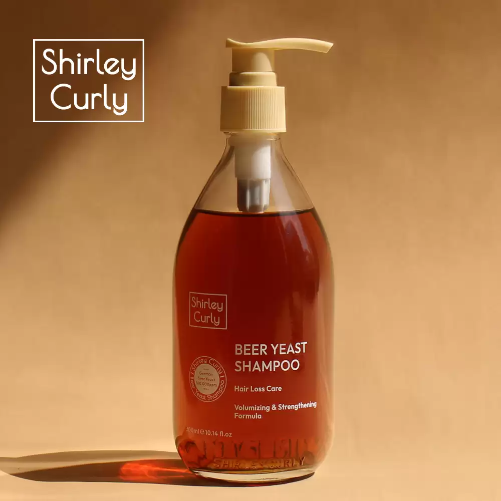 Dầu gội giúp ngăn rụng tóc Shirley Curly Beer Yeast shampoo 300ml - Shopbiz