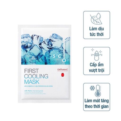 Mặt Nạ Dịu Da Khẩn Cấp Cell Fusion C – First Cooling Mask 27g x 5 miếng - Shopbiz