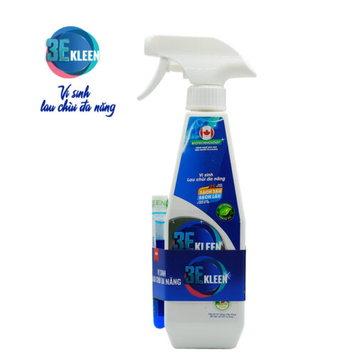 3E Kleen - Bộ vi sinh lau chùi đa năng (01 Chai 500ml + 01 ống 5ml) chính hãng giá tốt - Shopbiz