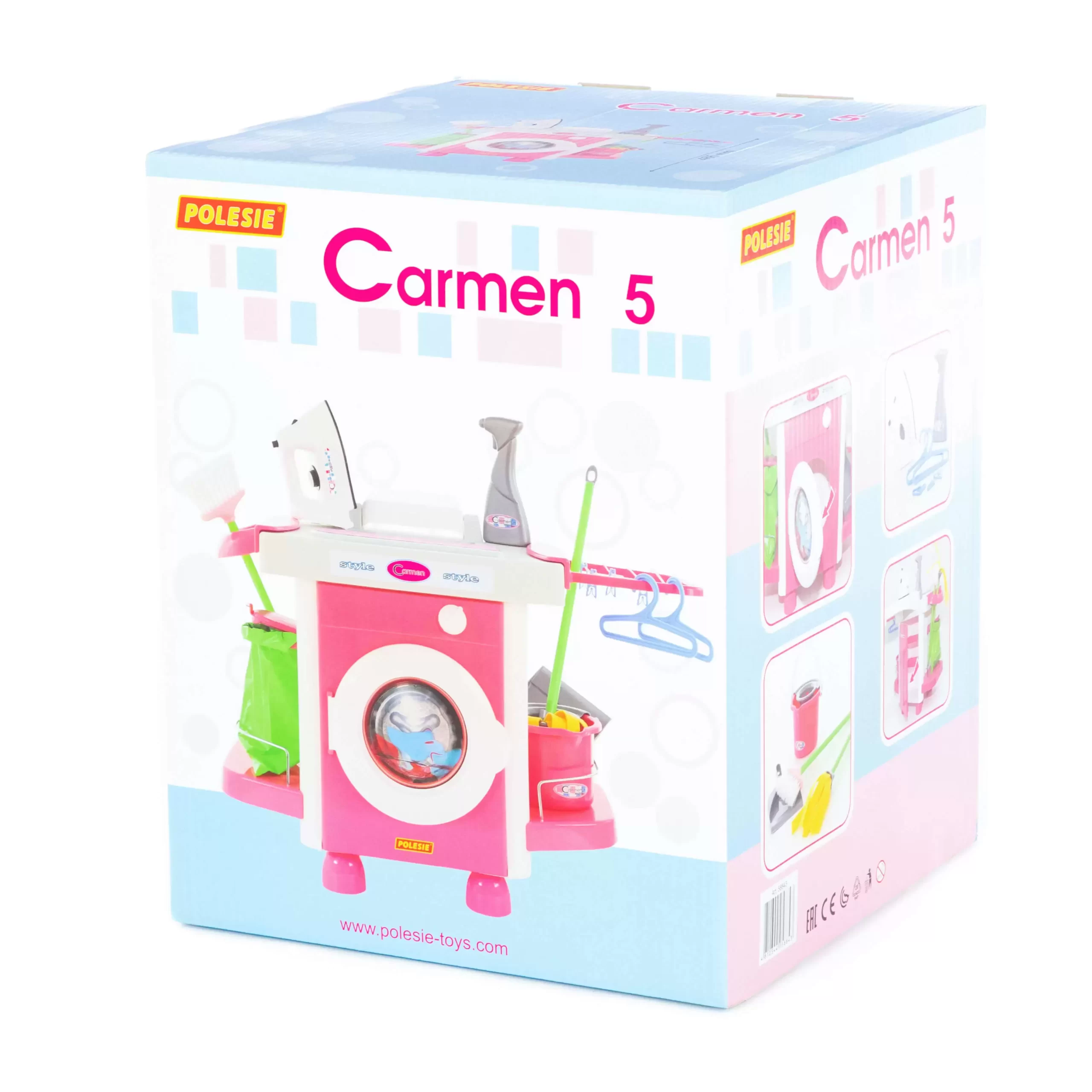 Bộ đồ chơi giặt ủi Carmen Số 5 PLS-58843 Polesie