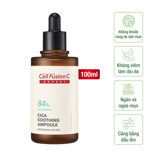 Cell Fusion C Expert – Ampoule kiểm soát và cải thiện da nhờn mụn Cica Soothing Ampoule - Shopbiz