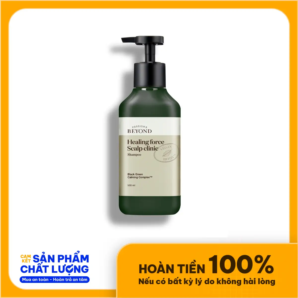 Dầu Gội Ngăn Ngừa Rụng Tóc Beyond Healforce Scalp Clinic Shampoo 500ml - Droppii Mall