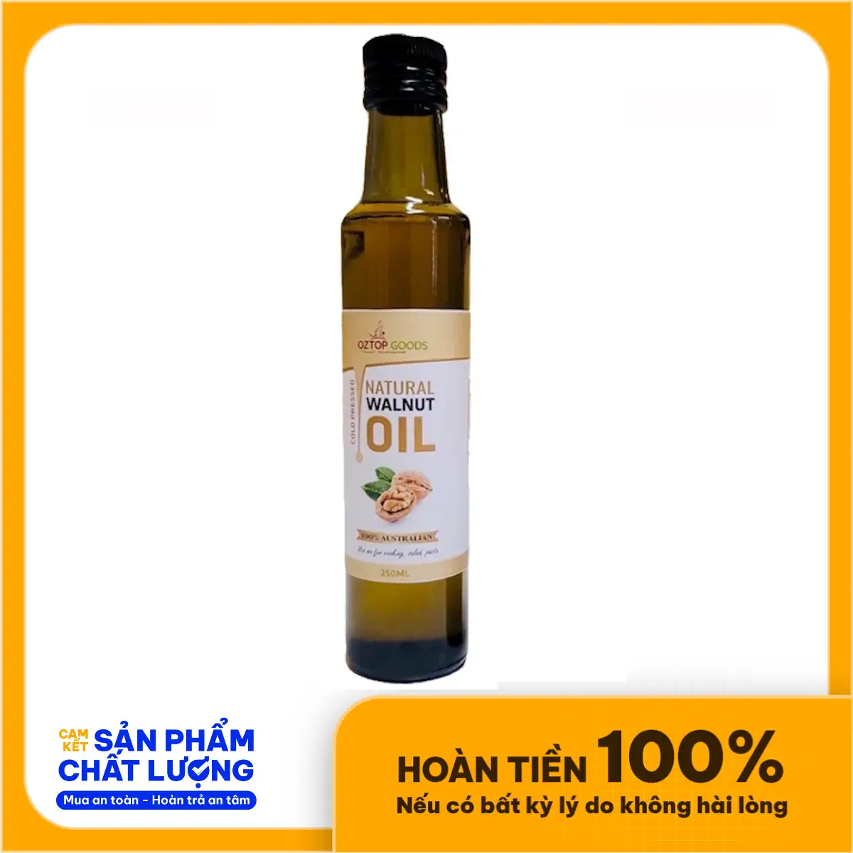 Dầu Hạt Óc Chó Nguyên Chất Natural Walnut Oil - Shopbiz