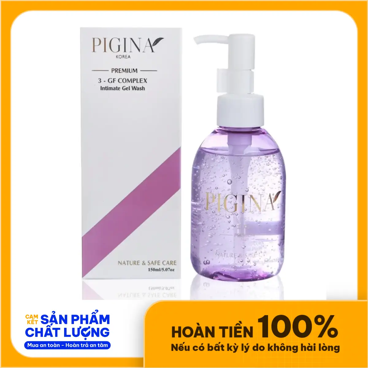 Dung Dịch Vệ Sinh Phụ Nữ Pigina 150ml - Droppii Mall