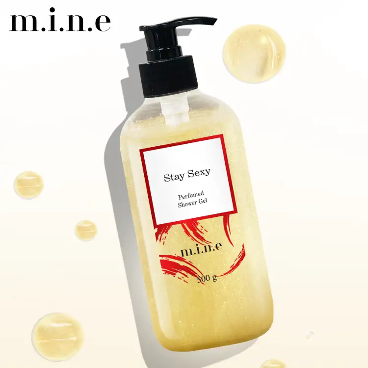 Gel tắm nhũ vàng hương nước hoa MINE Stay Sexy 500g chính hãng giá tốt - Shopbiz