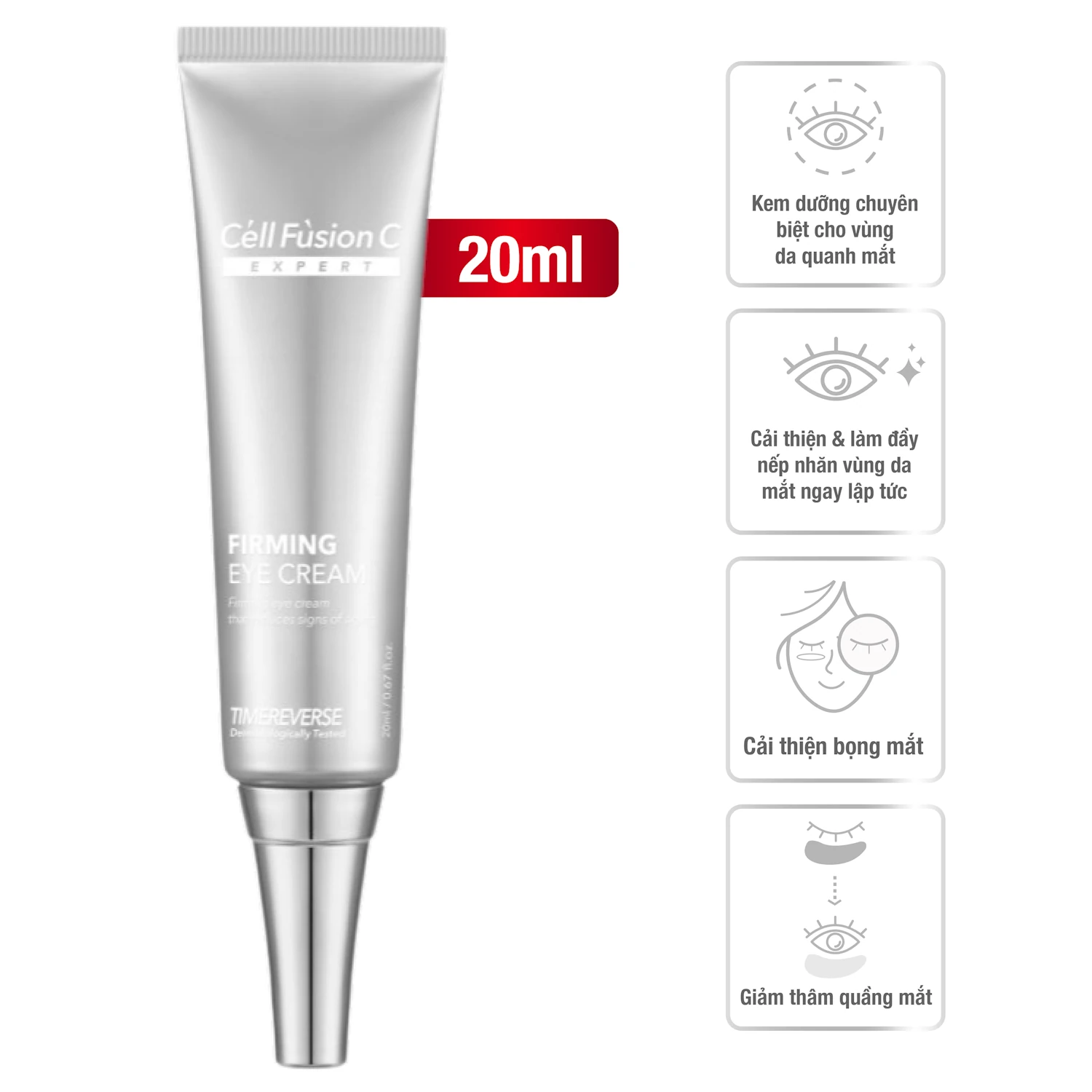 Kem Dưỡng Vùng Mắt Time Reverse Firming Eye Cream - Cell Fusion C Expert - Shopbiz