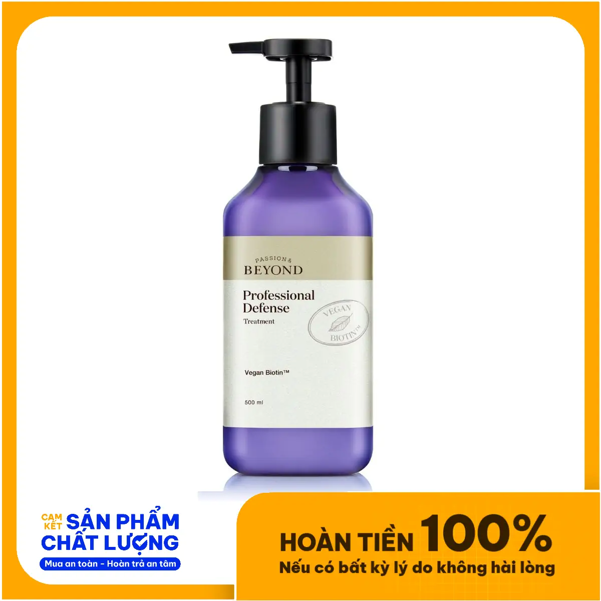 Kem Xả Mượt Tóc Bảo Vệ Da đầu Beyond Professional Defense Treatment 500ml Y22 - Shopbiz