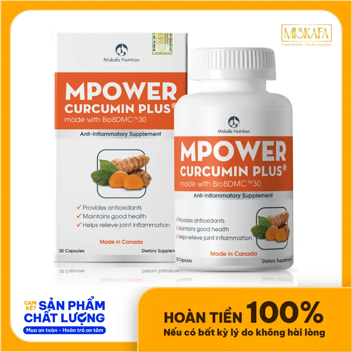 Nghệ Canada Mpower Curcumin Plus - Droppii Mall