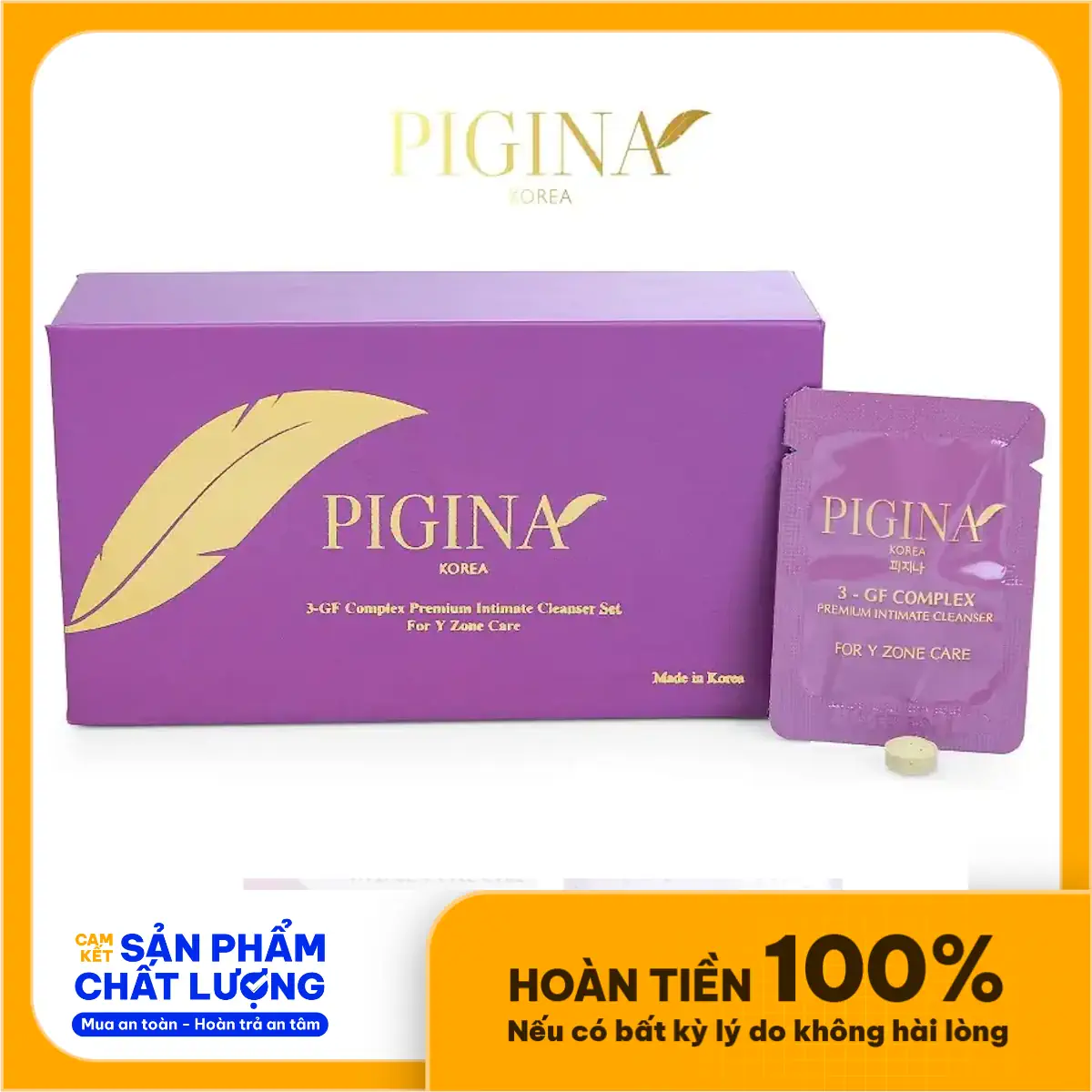 Set Tối ưu 18 Viên Viên đặt Phụ Khoa Pigina - Droppii Mall