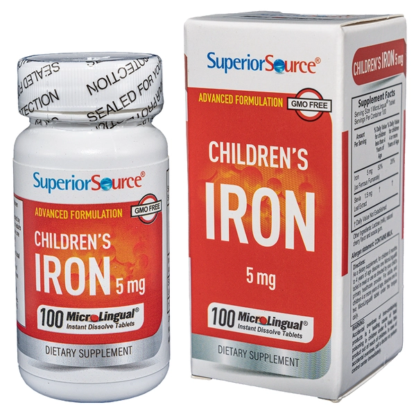 Thực phẩm bảo vệ sức khỏe CHILDREN’S IRON 5mg bổ sung sắt dành cho mẹ và bé - Shopbiz