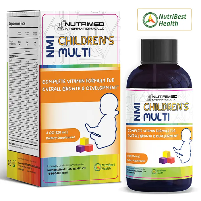 Thực phẩm bổ sung tăng cường đề kháng NMI Children’s Multi chính hãng giá tốt - Nutribest Health - Shopbiz