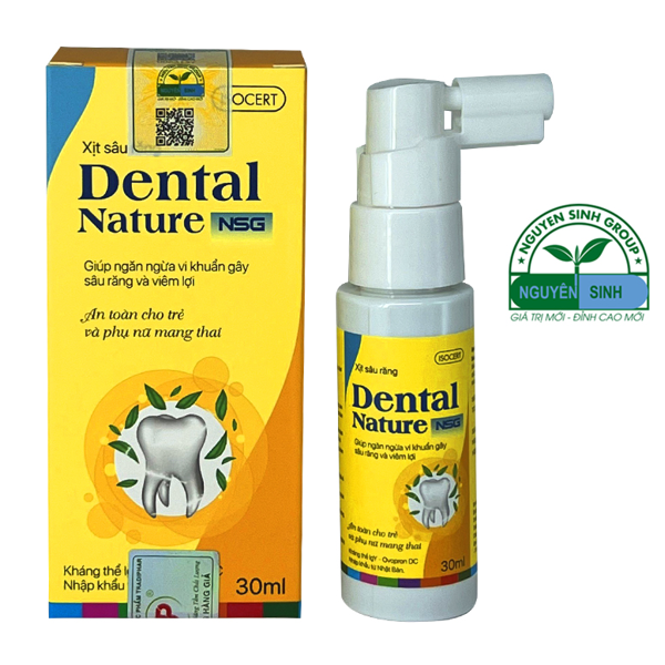 Xịt sâu răng Dental Nature 120ml chính hãng giá rẻ - Shopbiz