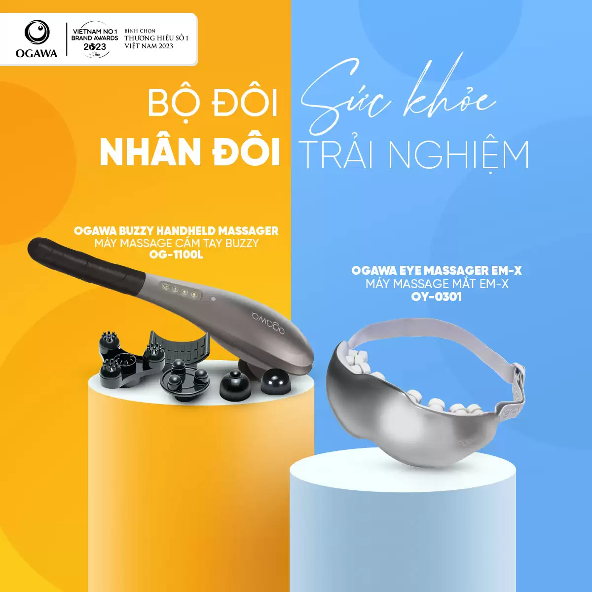 Bộ đôi sức khỏe – nhân đôi trải nghiệm Ogawa - Droppii Mall