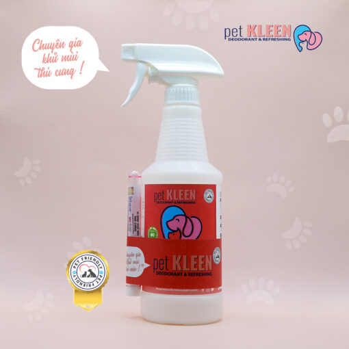 Pet Kleen - Bộ vi sinh khử mùi thú cưng (1 chai 500ml + 1 ống 5ml) chính hãng giá tốt - Shopbiz