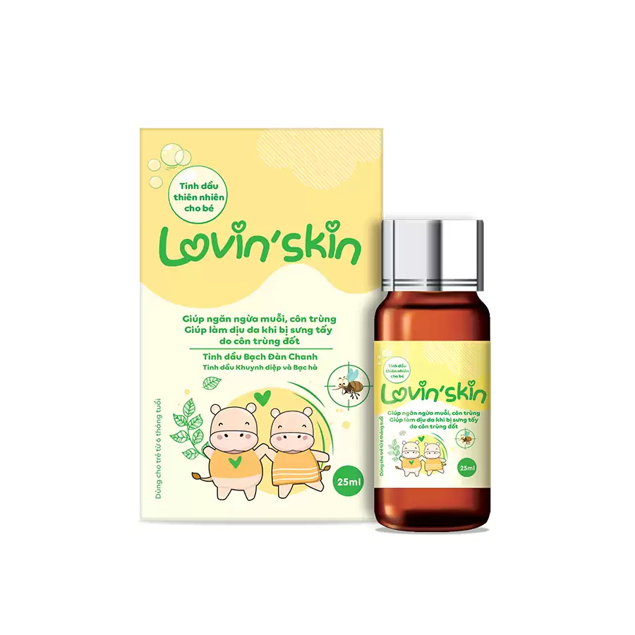 Tinh dầu thiên nhiên cho bé Lovin’skin 25ml - Shopbiz